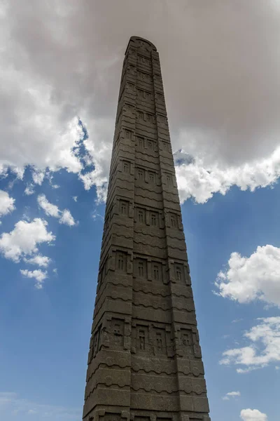 Rome Stele Stele Het Veld Van Noordelijke Stelae Axum Ethiopië — Stockfoto