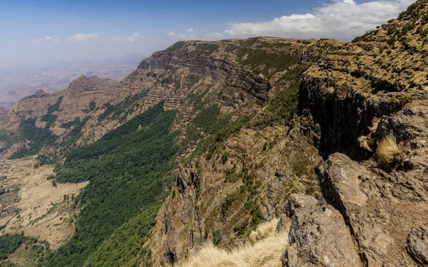 Simien Dağlarında Kuzey Yamaçları Etiyopya — Stok fotoğraf