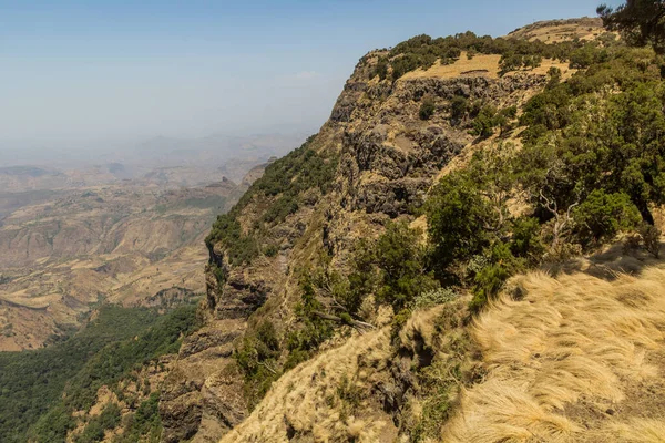 Simien Dağlarındaki Kuzey Yamaçları Etiyopya — Stok fotoğraf