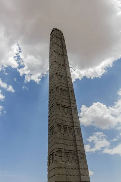 Rome Stele Stele Het Veld Van Noordelijke Stelae Axum Ethiopië — Stockfoto