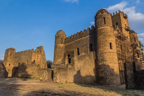 Palazzi Iyasu Fasilidas Nel Royal Enclosure Gondar Etiopia — Foto Stock