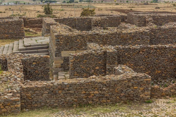 Dungur Koningin Van Scheba Paleis Ruïnes Axum Ethiopië — Stockfoto