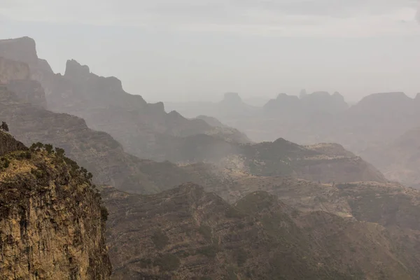 シミエン山脈 エチオピアの風景 — ストック写真