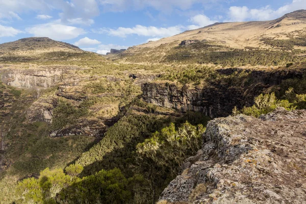 Paesaggio Delle Montagne Simien Etiopia — Foto Stock
