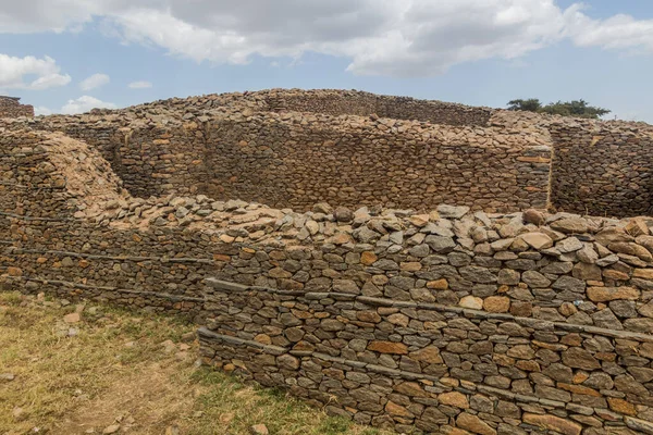 Dungur Koningin Van Scheba Paleis Ruïnes Axum Ethiopië — Stockfoto