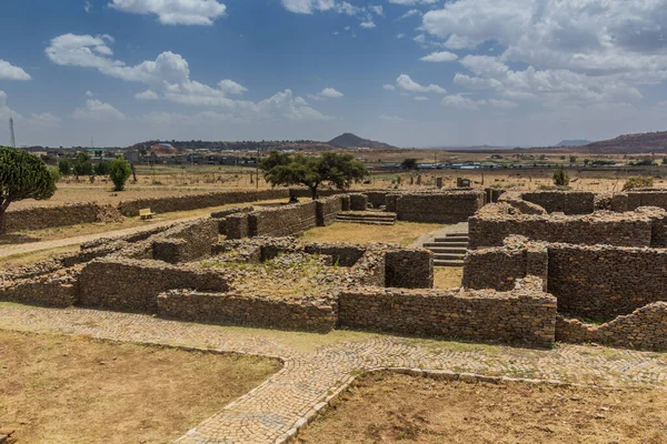 Dungur Reina Saba Ruinas Del Palacio Axum Etiopía — Foto de Stock
