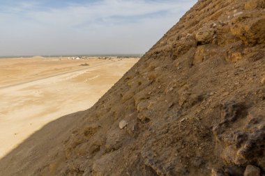 Dahshur, Mısır 'daki Kızıl Piramidin Detayları