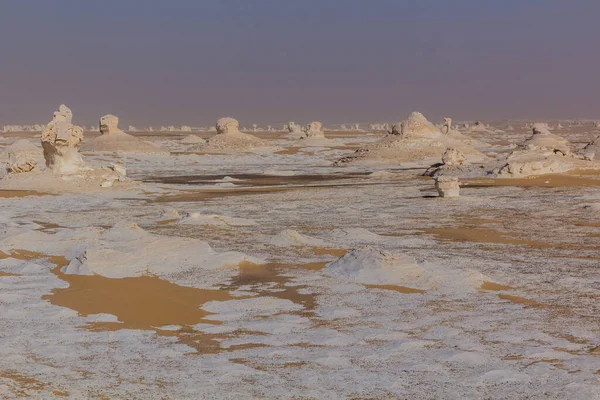 Formaciones Rocosas Tiza Desierto Blanco Egipto — Foto de Stock