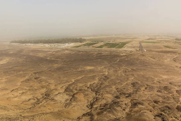 バハリヤのオアシス エジプトの空中ビュー — ストック写真