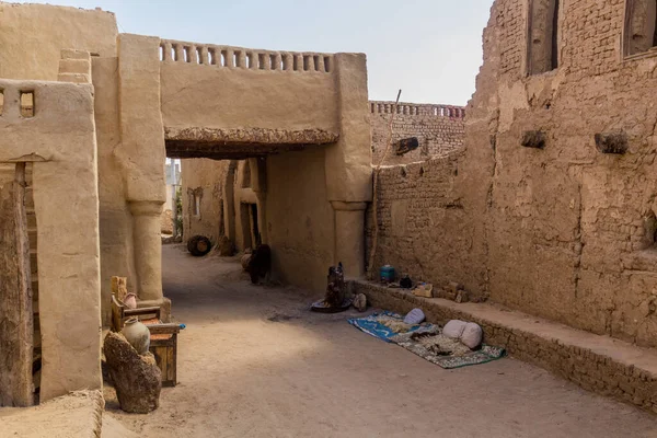 Straße Dorf Qasr Der Oase Dakhla Ägypten — Stockfoto