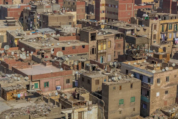 Каир Эгипт Января 2019 Года Воздушный Вид Крыши Каире Египет — стоковое фото