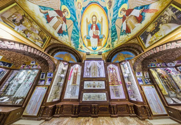 Wadi Natrun Egipto Enero 2019 Interior Del Monasterio San Pishoy —  Fotos de Stock