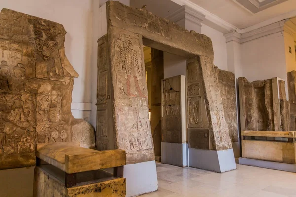 Cairo Egito Janeiro 2019 Restos Túmulos Museu Egípcio Cairo Egito — Fotografia de Stock