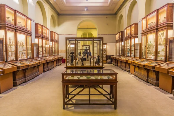 Cairo Egypt Januari 2019 Tentoonstellingen Van Het Egyptisch Museum Caïro — Stockfoto