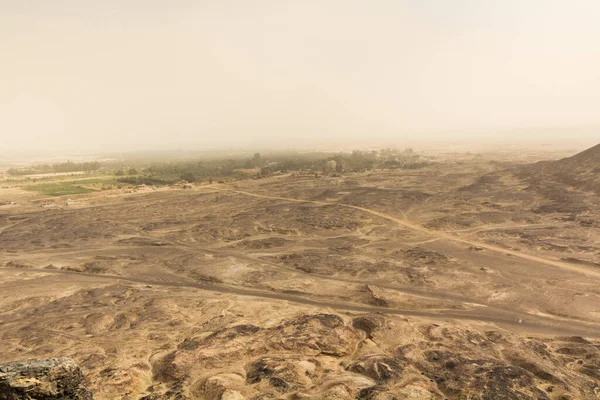 Vista Aérea Del Oasis Bahariya Egipto — Foto de Stock