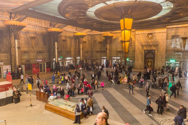 Kairo Ägypten Februar 2019 Innenraum Des Ramses Bahnhofs Kairo Ägypten — Stockfoto