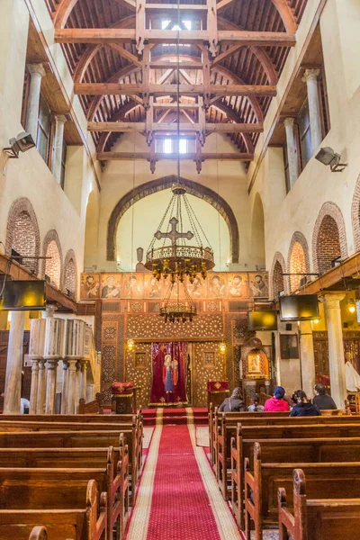 Cairo Egipto Enero 2019 Iglesia Santa Bárbara Parte Copta Cairo — Foto de Stock