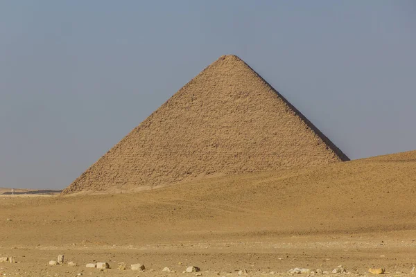 Κόκκινη Πυραμίδα Dahshur Αίγυπτος — Φωτογραφία Αρχείου