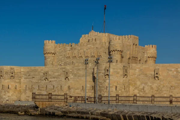 Citadel Qaitbay Fort Qaitbey Alexandria Egypt — Stock Photo, Image