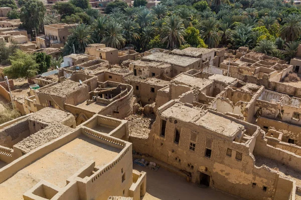 Вид Воздуха Деревню Аль Каср Оазисе Дахла Египет — стоковое фото