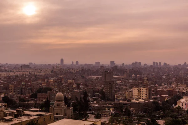 Kahire Ufuk Çizgisi Mısır — Stok fotoğraf
