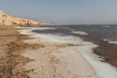 Cibuti 'deki Saline Gölü kıyısında Assal