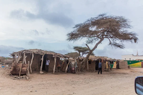 Somaliland Dubna 2019 Malá Vesnice Západním Somálsku — Stock fotografie