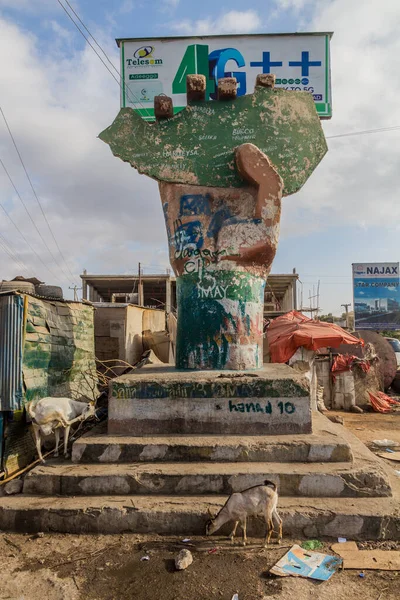 Hargeisa Somaliland Dubna 2019 Somaliland Indepedence Monument Tvaru Země Hargeise — Stock fotografie