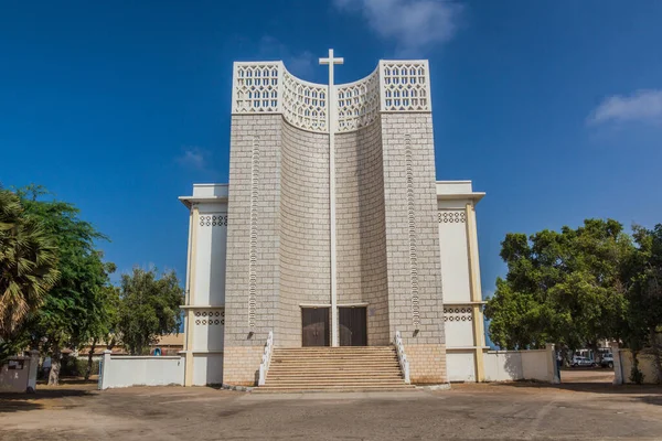 Catedral Nossa Senhora Bom Pastor Djibuti Capital Djibuti — Fotografia de Stock