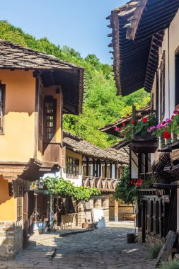 Bulgaristan 'ın Etar köyünde sokak