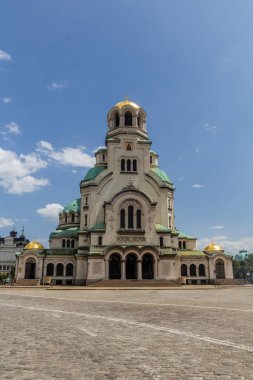 Bulgaristan 'ın Sofya kentindeki Alexander Nevsky Katedrali