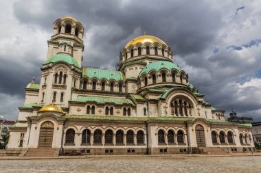 Bulgaristan 'ın Sofya kentindeki Alexander Nevsky Katedrali