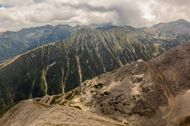 Bulgaristan 'daki Pirin dağlarının manzarası