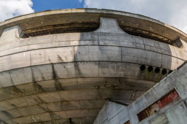 Bulgaristan 'daki Buzludzha heykelinin ayrıntıları