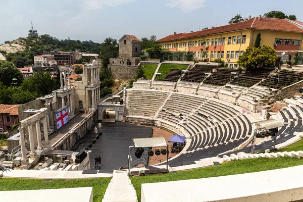 Ruins Roman Theatre Plovdiv Bulgaria — Stock Photo, Image