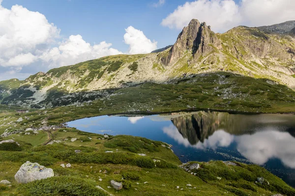 Lago Bliznaka Twin Rila Mountains Bulgária — Fotografia de Stock