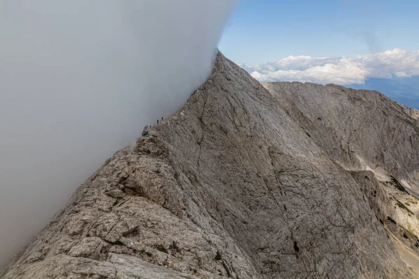 Koncheto Cresta Pirin Montagne Con Nebbia Lato Bulgaria — Foto Stock
