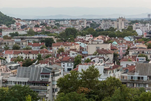 Вид Воздуха Старый Город Пловдив Болгария — стоковое фото