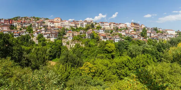 Panorama Cidade Veliko Tarnovo Bulgária — Fotografia de Stock