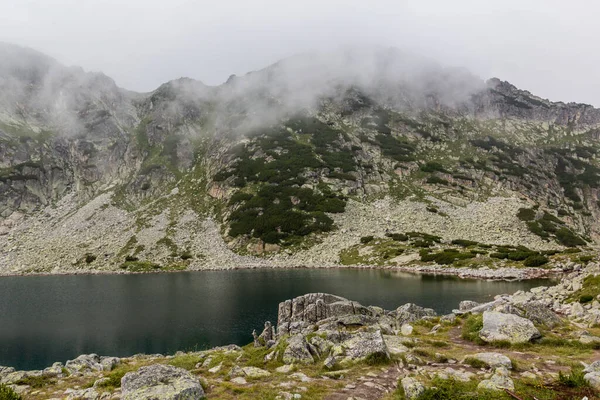 Jezioro Alekowo Górach Riła Bułgaria — Zdjęcie stockowe