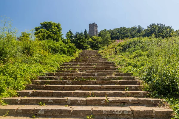 Escalera Monumento Libertad Pico Shipka Bulgaria — Foto de Stock