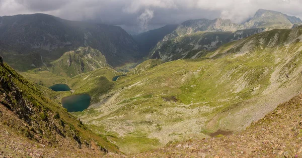 Paisagem Das Montanhas Rila Com Lagos Urdini Bulgária — Fotografia de Stock