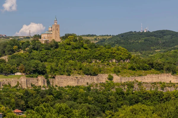 Tsarevets Festung Mit Der Himmelfahrtskathedrale Veliko Tarnovo Bulgarien — Stockfoto