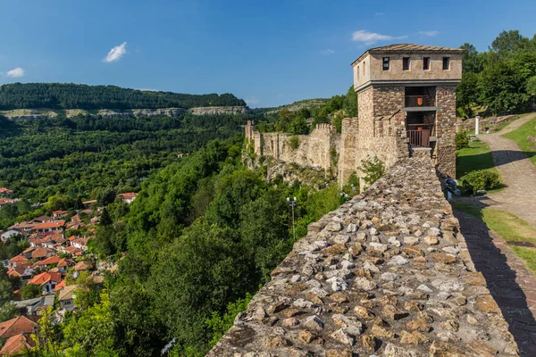 Murallas Fortaleza Tsarevets Veliko Tarnovo Bulgaria — Foto de Stock