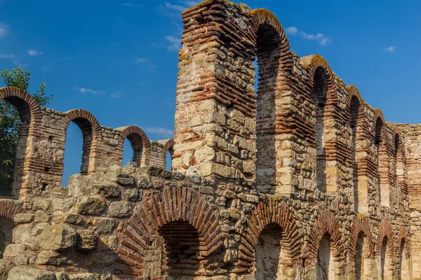 Iglesia Santa Sofía Ruina Nesebar Bulgaria — Foto de Stock