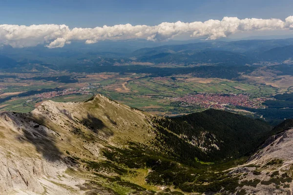 Vista Las Montañas Pirin Con Ciudad Bansko Bulgaria —  Fotos de Stock