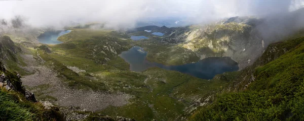 Aerial View Seven Rila Lakes Bulgaria — Stock Photo, Image