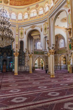 KERMANSHAH, İRAN - 11 Temmuz 2019: İran 'ın Kermanşah kentindeki Şefei Jameh Camii