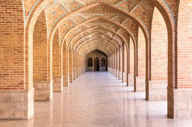 İran 'ın Tabriz kentindeki Mavi Cami' nin Başyapıtı