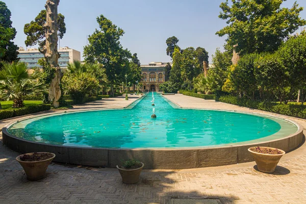 Fountains Golestan Palace Tehran Capital Iran — Stock Photo, Image